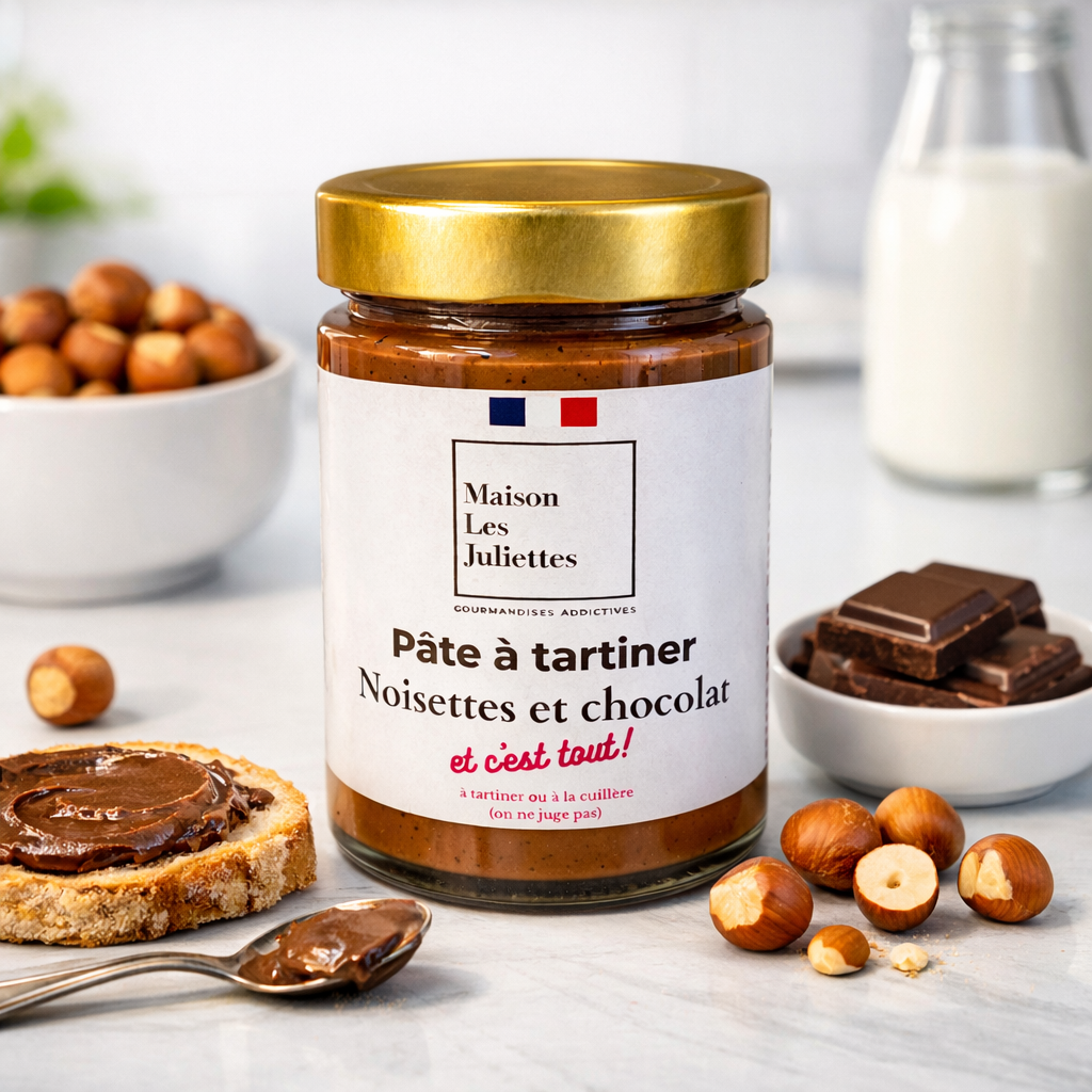 PÂTE À TARTINER Noisettes & Chocolat au lait